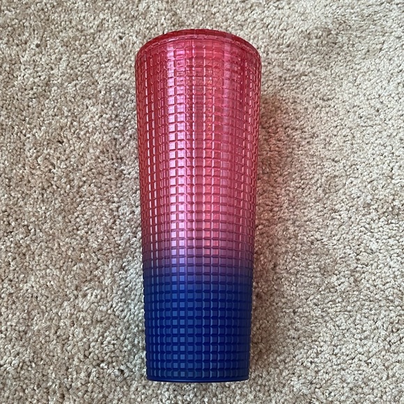 Starbucks 2022 Watermelon Ombré Grid Tumbler - Picture 3 of 9